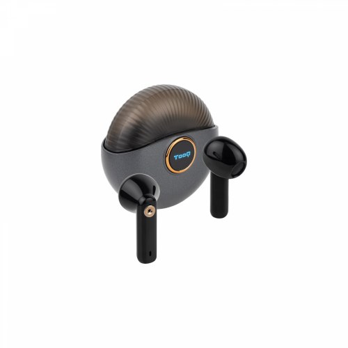 TOOQ AURICULARES INALAMB + MICRÓFONO \1SNAIL\1 GRISES