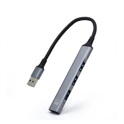 Hub Slim Usb 4 puertos Ewent