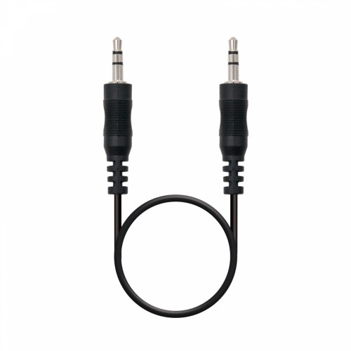 Nanocable Cable audio estéreo, Jack 3.5/M-Jack 3.5/M, negro, 15m