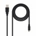 Nanocable 10.01.0503 Cable Usb 3 M 2.0 Usb A Micro-Usb B Negro