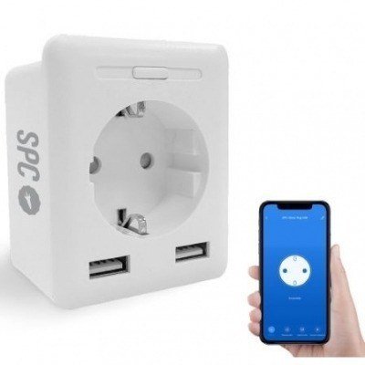 Enchufe Inteligente WiFi SPC Clever Plug USB