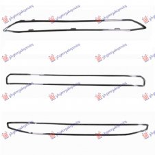 MOLDURAS CROMADAS PARA PARRILLA DELANTERA (SET 3 PCS)