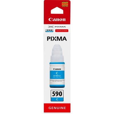 Botella tinta canon gi - 590c cian 70ml