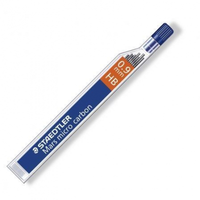 Minas Staedtler Mars Micro Carbon/ HB/ 0.9mm/ 12 unidades