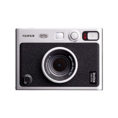 Cámara Instantánea Híbrida Fujifilm Instax Mini EVO | Tamaño de Imagen 62x46mm | Exposición Automática | Color Negro