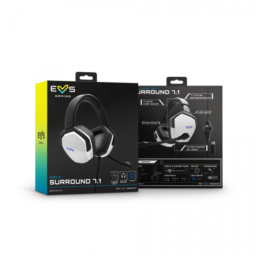 Energy Sistem Gaming Headset ESG 4 Surround 7.1 White