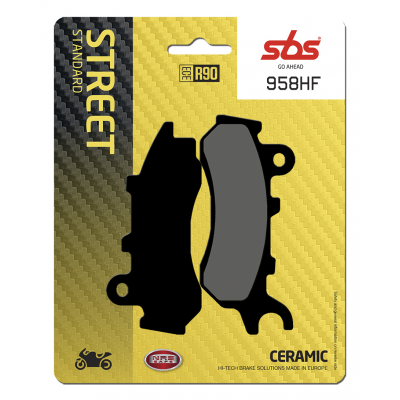 HF Street Ceramic Organic Brake Pads SBS 958HF