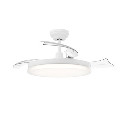 Ventilador de Techo Philips Tynl Retractable Fan - LED 5500K | Aspas Retráctiles | 35W+28W | Mando a Distancia | Blanco
