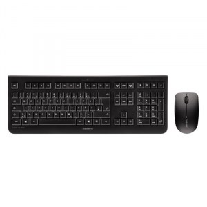 Cherry Teclado + Ratón inalámbrico, inglés, DW3000, negro