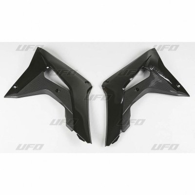 Paneles laterales radiador UFO negro Honda CRF450R HO04682#001