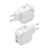 Aisens - Cargador Gan 65W, 2Xusb-C Pd3.0 Qc4.0, 1Xusb-A Qc3.0, Blanco