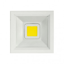 Downlight Cuad. Poseidon Led 20w 2000lm Blanco 19x19x8 6500k