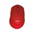 Logitech Raton Silencioso Inalambrico M330 1000dpi Rojo