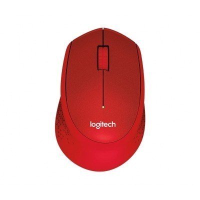 Logitech Raton Silencioso Inalambrico M330 1000dpi Rojo