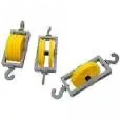 C6089 Juego Ruedas Robotica Polipasto Poliamida