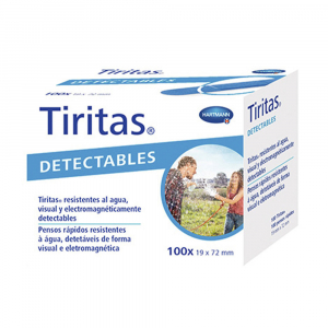 TIRITAS detectables 19x72mm 100 u