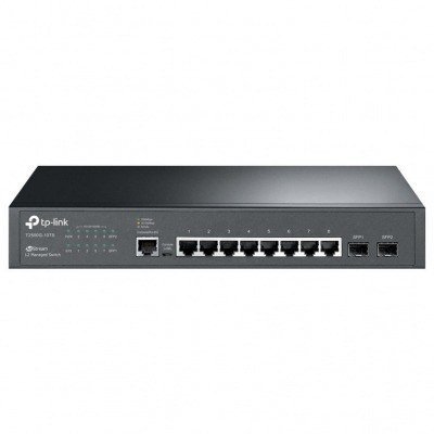SWITCH TP-LINK 8 PORT GIGA 2 SFP RACK 13 GESTIONABLE