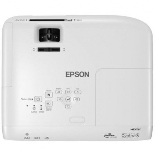 Proyector Epson EB-W49/ 3800 Lúmenes/ WXGA/ HDMI-VGA/ Blanco