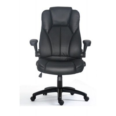 Equip Silla de Oficina Ejecutiva - Diseño Ergonomico - Reposabrazos Acolchados - Cuero de PU de Alta Calidad - Ajuste de Altura