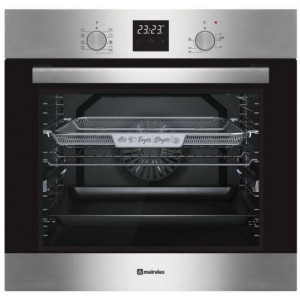 Horno multifunción Meireles MF 8901 X, 80 litros, 9 funciones, Air Fryer, limpieza Aqualytic, programador táctil, mandos escamoteables, clase A, inox