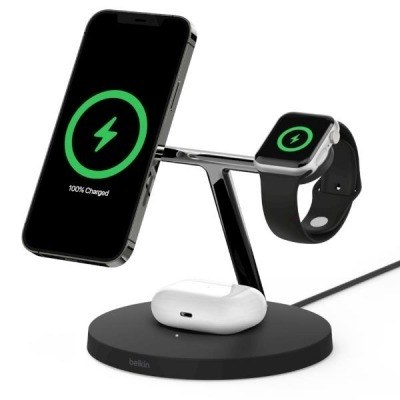 PRO MAGSAFE 3IN1 WIRELESS CHARG BLK