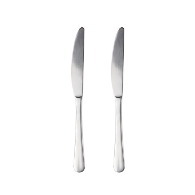 Set 2 unid. cuchillo de acero inoxidable reciclado brillo natur sg7769 san ignacio