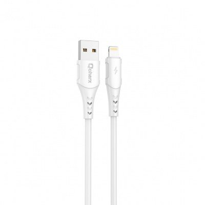 Cable qcharx lisbon usb a tipo c 3a - 1 m - pvc blanco