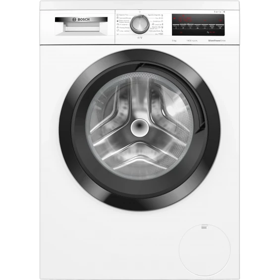 Lavadora Bosch WUU28T68ES, 9 kg, 1400 rpm, clase A, blanco