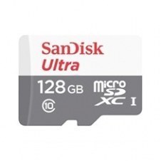 Tarjeta memoria micro secure digital sd xc + adaptador sandisk - 128gb - clase 10 - sdxc - 100mb - s