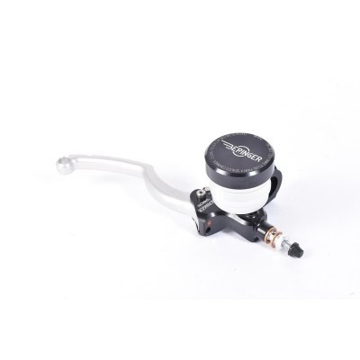 BERINGER Classic Axial Brake Master Cylinder Ø20,5mm Sperated Reservoir Black (Type A lever - 16cm Silver) BAR14B-MLEAS