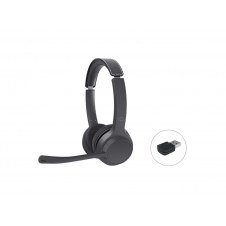 Conceptronic POLONA04BA auricular y casco Auriculares Inalámbrico y alámbrico Diadema Llamadas/Música USB Tipo C Bluetooth Negro