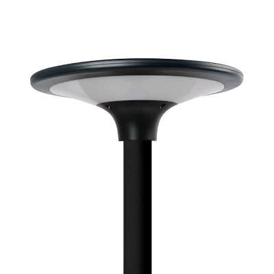 Luminaria solar led negra, ip65, 20 w 2300 im 4000 k