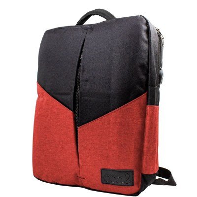 Mochila Ordenador Port?til 15-16 Pulg COOL Portland Negro-Rojo