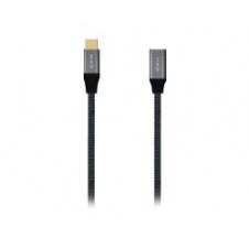 Cable Aisens Usb-c 4/m A Usb-c 4/h 1m Gris
