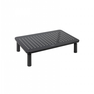 Tooq SOPORTE ELEVADOR PARA MONITORES, NEGRO