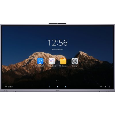 DS-D5B86RB/D pizarra blanca interactiva 2,18 m (86) 3840 x 2160 Pixeles Pantalla táctil Negro, Gris