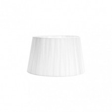 Pantalla Laura E27 Blanca 30dx22dx17h Conica Abierta