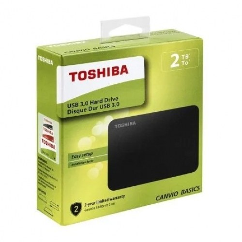 Disco Externo Toshiba Canvio Basics 2TB/ 2.5/ USB 3.0