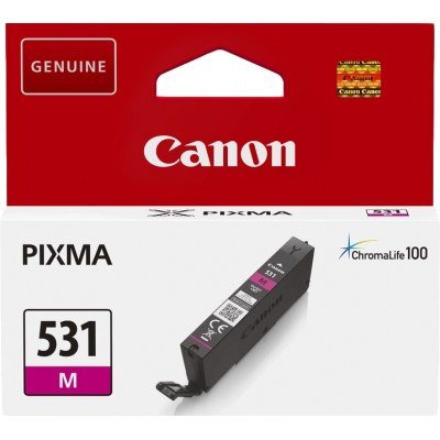 Canon CLI531 Magenta Cartucho de Tinta Original - 6120C001/CLI531M