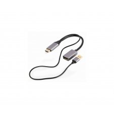 Gembird A-HDMIM-DPF-02 adaptador de cable de v?deo 0,1 m HDMI tipo A (Estándar) DisplayPort Negro