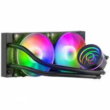 Mars Gaming ML-ONE240 Negro Refrigeración L?quida CPU TDP 400W Espejo Infinito 2 Ventiladores FRGB Silenciosos Multisocket Universal