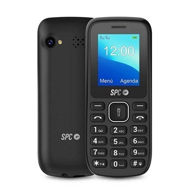 Telefono movil spc talk ds black 1.77pulgadas - radio - bt - 0.08 mp - usb