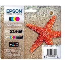 Multipack cartucho tinta epson 603xl c13t03a94010 negro - cian - amarillo - magenta - estrella de mar