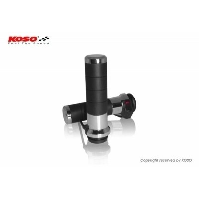 Puños calefactables Koso Titan-X, con interruptor de pulgar integrado (Harley Davidson) AX068M10