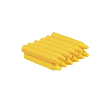 Jovi Estuche de 12 Ceras - No Manchan - No Huelen - Resistentes - Deslizan Bien - Faciles de Afilar - Desarrollan Motricidad Fina - Color Amarillo