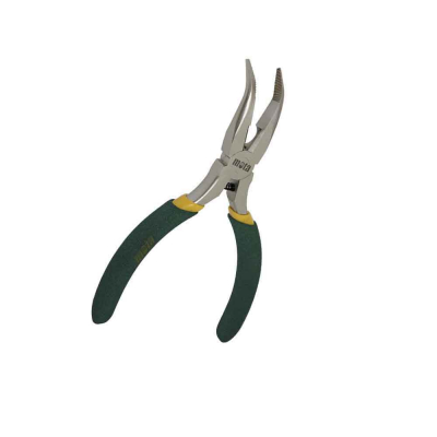 Mini alicate punta semiredonda curva 130 mm