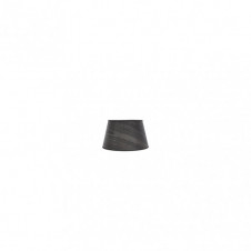 Pantalla Salma Pinza Madera Negra 10dx8dx8h Conica Abierta