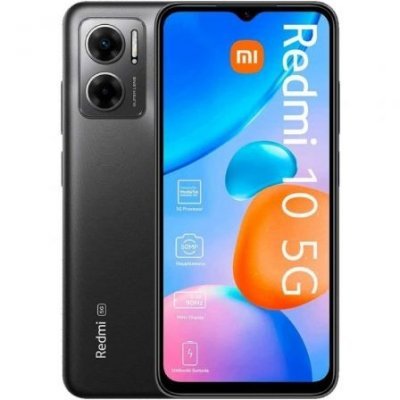 Smartphone Xiaomi Redmi 10 NFC 4GB/ 128GB/ 6.58/ 5G/ Gris Carbón