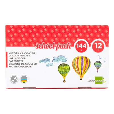 Lápices de colores School pack