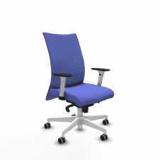 Piqueras y Crespo Albacete confidente sincro bali azul claro brazos 1D blancos base blanca ruedas 65mm engomadas